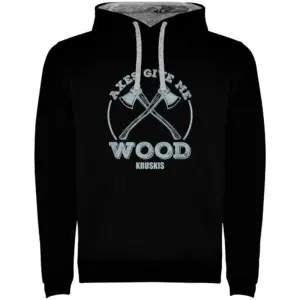 Kruskis Give Me Wood Hoodie Zwart