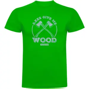 Kruskis Give Me Wood T-shirt Met Korte Mouwen Groen
