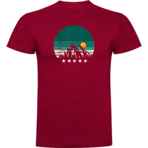 Kruskis Five Stars T-shirt Met Korte Mouwen Rood