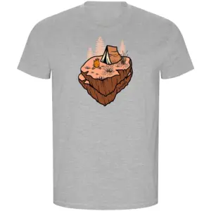 Kruskis Floating Rock Eco T-shirt Met Korte Mouwen Grijs