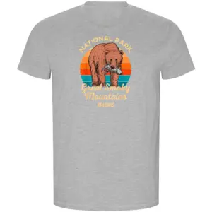 Kruskis Great Smoky Mountains Eco T-shirt Met Korte Mouwen Grijs