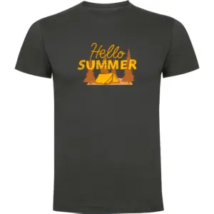 Kruskis Hello Summer T-shirt Met Korte Mouwen Grijs