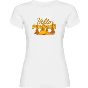Kruskis Hello Summer T-shirt Met Korte Mouwen Wit
