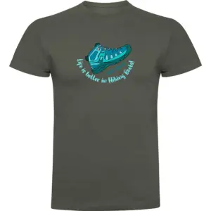 Kruskis Hiking Boots T-shirt Met Korte Mouwen Groen