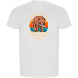 Kruskis Great Smoky Mountains Eco T-shirt Met Korte Mouwen Wit