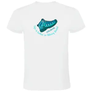 Kruskis Hiking Boots T-shirt Met Korte Mouwen Wit