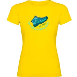 Kruskis Hiking Boots T-shirt Met Korte Mouwen Geel