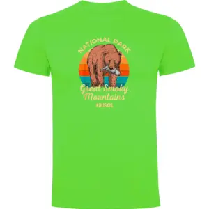 Kruskis Great Smoky Mountains T-shirt Met Korte Mouwen Groen