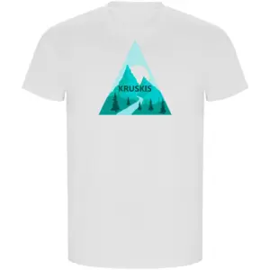 Kruskis Hiking Season Eco T-shirt Met Korte Mouwen Wit
