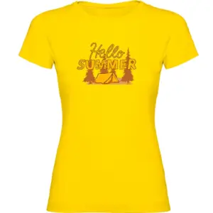 Kruskis Hello Summer T-shirt Met Korte Mouwen Geel