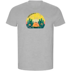 Kruskis I Hate People Eco T-shirt Met Korte Mouwen Grijs