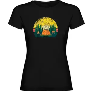 Kruskis I Hate People T-shirt Met Korte Mouwen Zwart