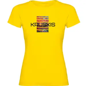 Kruskis Impressionism T-shirt Met Korte Mouwen Geel