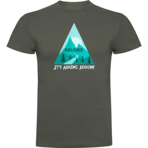 Kruskis Hiking Season T-shirt Met Korte Mouwen Groen