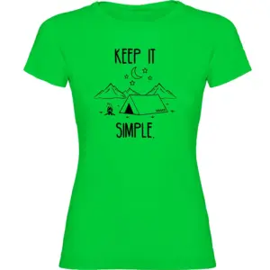 Kruskis Keep It Simple T-shirt Met Korte Mouwen Groen