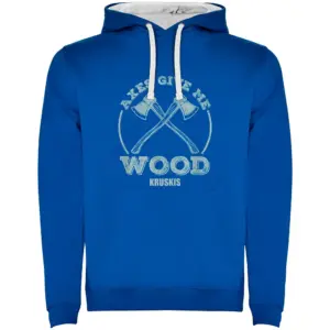 Kruskis Give Me Wood Hoodie Blauw