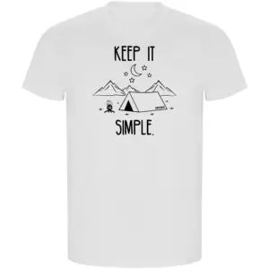 Kruskis Keep It Simple Eco T-shirt Met Korte Mouwen Wit