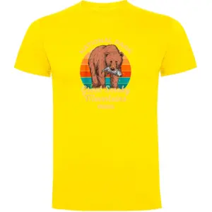 Kruskis Great Smoky Mountains T-shirt Met Korte Mouwen Geel