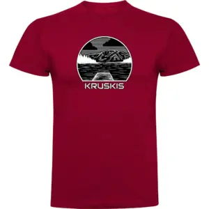Kruskis Logo Lake T-shirt Met Korte Mouwen Rood