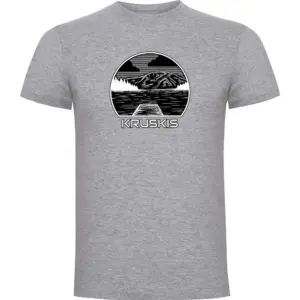 Kruskis Logo Lake T-shirt Met Korte Mouwen Grijs