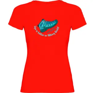 Kruskis Hiking Boots T-shirt Met Korte Mouwen Rood