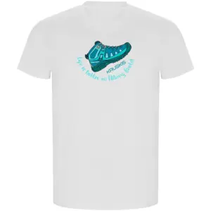 Kruskis Hiking Boots Eco T-shirt Met Korte Mouwen Wit