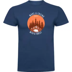 Kruskis Make A Friend T-shirt Met Korte Mouwen Blauw