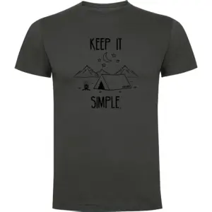 Kruskis Keep It Simple T-shirt Met Korte Mouwen Grijs