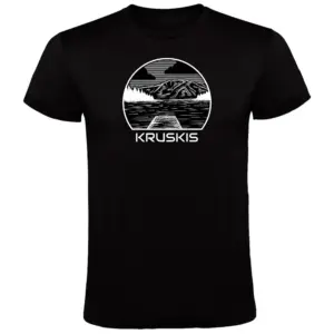 Kruskis Logo Lake T-shirt Met Korte Mouwen Zwart