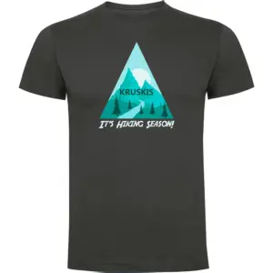 Kruskis Hiking Season T-shirt Met Korte Mouwen Grijs