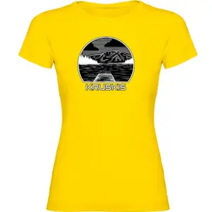 Kruskis Logo Lake T-shirt Met Korte Mouwen Geel