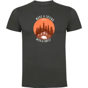 Kruskis Make A Friend T-shirt Met Korte Mouwen Grijs