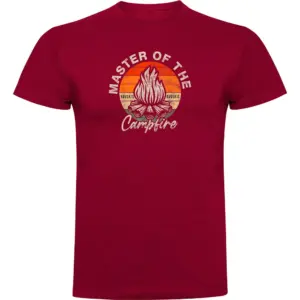 Kruskis Master Of The Campfire T-shirt Met Korte Mouwen Rood