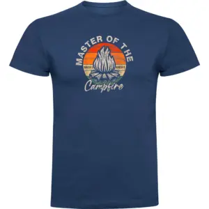 Kruskis Master Of The Campfire T-shirt Met Korte Mouwen Blauw