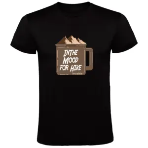 Kruskis Mood For Hike T-shirt Met Korte Mouwen Zwart