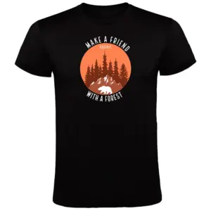 Kruskis Make A Friend T-shirt Met Korte Mouwen Zwart