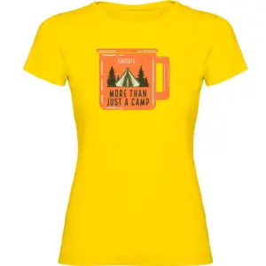 Kruskis More Than A Camp T-shirt Met Korte Mouwen Geel