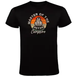 Kruskis Master Of The Campfire T-shirt Met Korte Mouwen Zwart