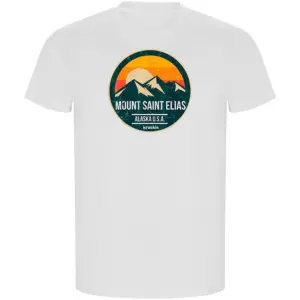 Kruskis Mount Saint Elias Eco T-shirt Met Korte Mouwen Wit
