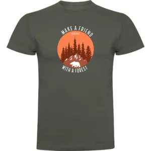 Kruskis Make A Friend T-shirt Met Korte Mouwen Groen