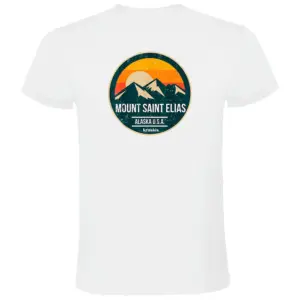 Kruskis Mount Saint Elias T-shirt Met Korte Mouwen Wit