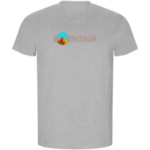 Kruskis Mountain Eco T-shirt Met Korte Mouwen Grijs