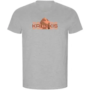 Kruskis Mountain Logo Eco T-shirt Met Korte Mouwen Grijs