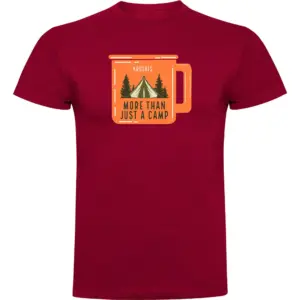 Kruskis More Than A Camp T-shirt Met Korte Mouwen Rood