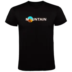 Kruskis Mountain T-shirt Met Korte Mouwen Zwart