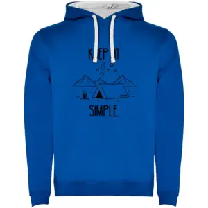 Kruskis Keep It Simple Hoodie Blauw