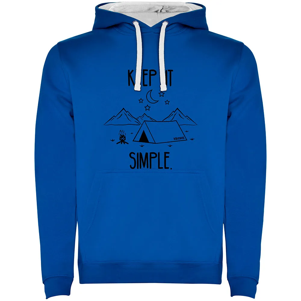 Kruskis Keep It Simple Hoodie Blauw