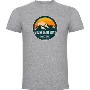 Kruskis Mount Saint Elias T-shirt Met Korte Mouwen Grijs