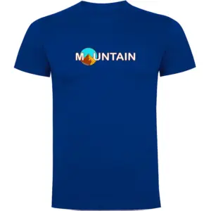 Kruskis Mountain T-shirt Met Korte Mouwen Blauw