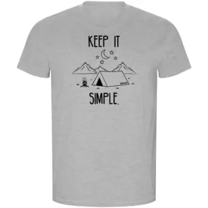 Kruskis Keep It Simple Eco T-shirt Met Korte Mouwen Grijs